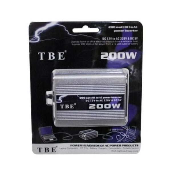 Inversor 200w corriente 12v a 220v TBE - Imagen 2
