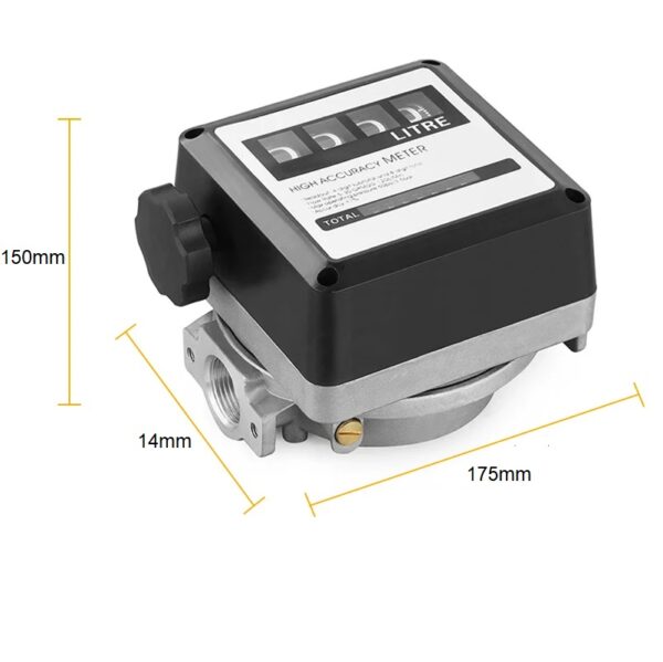 Contador Cuentalitros Combustible Bencina Trasvasije 1" - Imagen 4