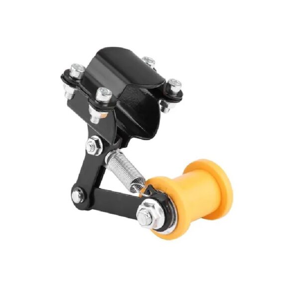 Tensor Cadena Moto Base Negro Rodillo Amarillo