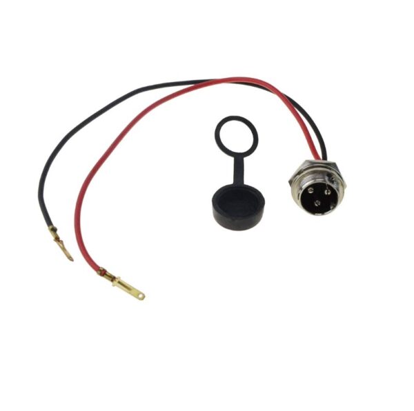 Conector GX-16 3P Macho con Tapa Goma - Imagen 2