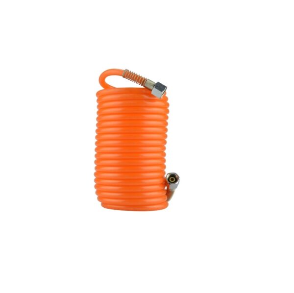 Manguera Aire Espiral para Compresor 5mts. Naranja - Imagen 3