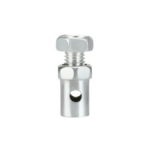 Tornillo de Fijación para Piola Cable de Freno Plateado Unidad