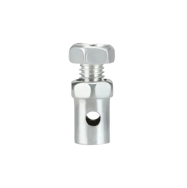 Tornillo de Fijación para Piola Cable de Freno Plateado Unidad