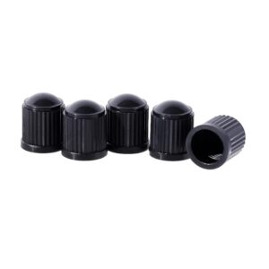 Tapa para Vástago de Válvula Plástico Negro 5 Unid.