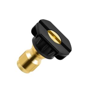 Boquilla Rociadora a Presión 1/4″ Negro Inox. 65°