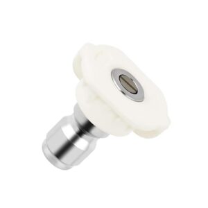 Boquilla Rociadora a Presión 1/4" Blanco Inox. 40°