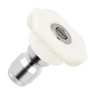 Boquilla Rociadora a Presion 1/4" Blanco Inox.
