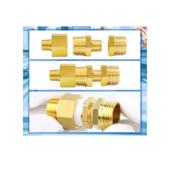 Bushing Reduccion 1/2″HE a 1/8″HI Bronce - Imagen 5