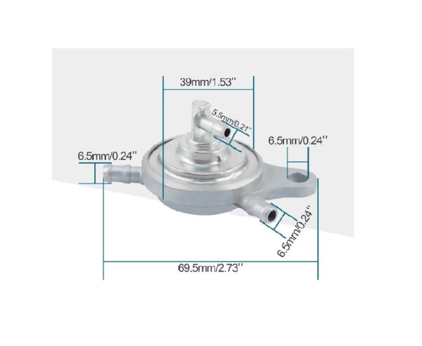 Llave Paso Bencina Moto Scooter 69.5mm - Imagen 5