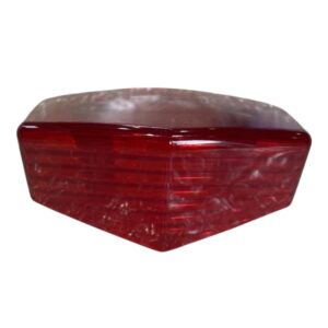 Lente Luz Trasera Freno Moto Rojo