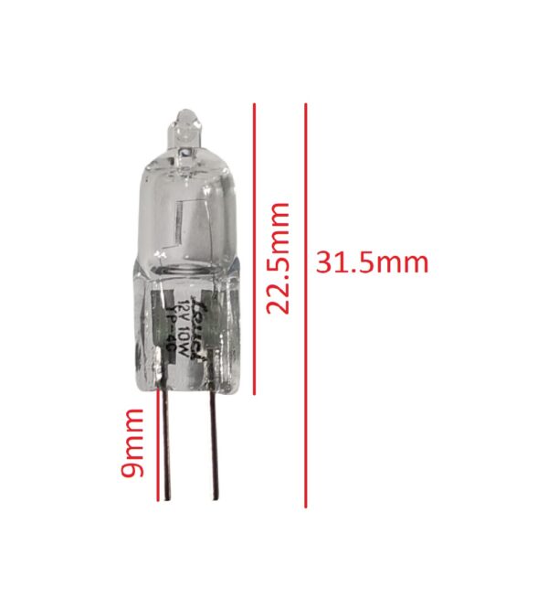 Ampolleta Bombilla Halógena Compacta Baja Presion G4 12V 10W - Imagen 3